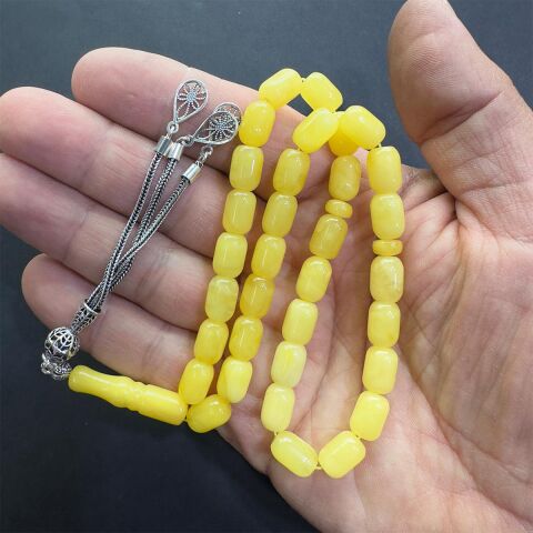 Kaliningrad Damla Kehribar Kapsül Tespih 6,5*10 (mm)