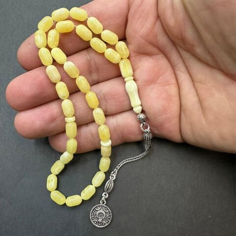 Akça Kaliningrad Damla Kehribar Tespih 5.5*9 (mm)-2