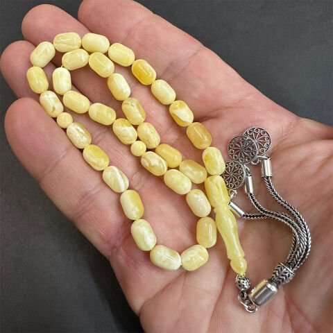 Akça Kaliningrad Damla Kehribar Tespih 6*9,5 (mm)