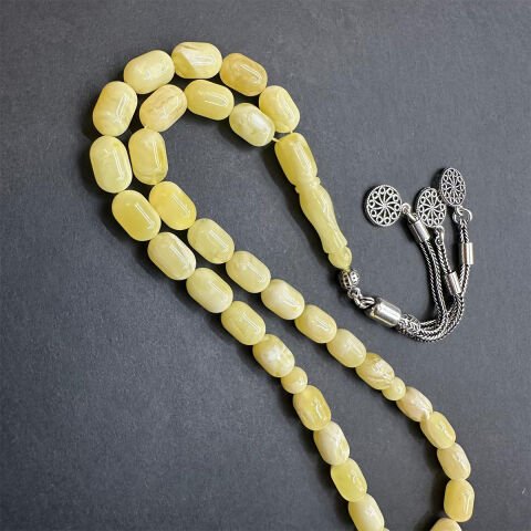 Akça Kaliningrad Damla Kehribar Tespih 6*9,5 (mm)