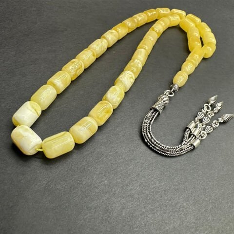 Akça Kaliningrad Damla Kehribar Tespih 8*11 (mm)