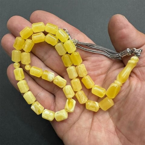 Kaliningrad Damla Kehribar Tespih 7,5*10,5 (mm)