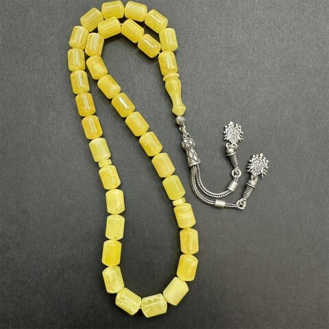 Kaliningrad Damla Kehribar Tespih 7,5*10,5 (mm)-1