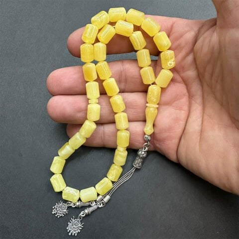 Kaliningrad Damla Kehribar Tespih 7,5*10,5 (mm)-1