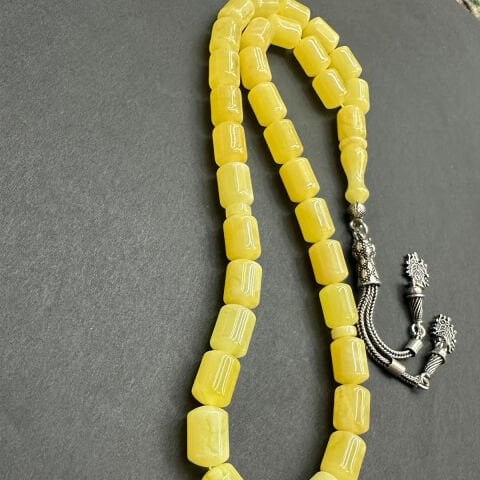 Kaliningrad Damla Kehribar Tespih 7,5*10,5 (mm)-1