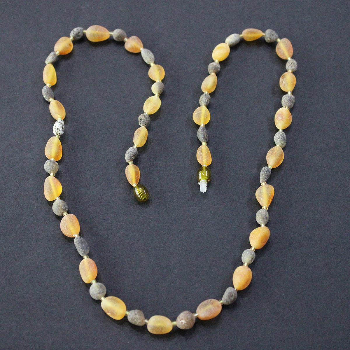 Cilasız Renkli Karma Damla Kehribar Kolye 13,5 (gr)