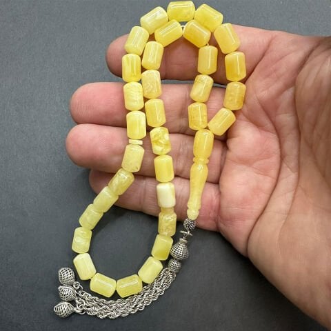 Kaliningrad Damla Kehribar Tespih 7*10,5 (mm)