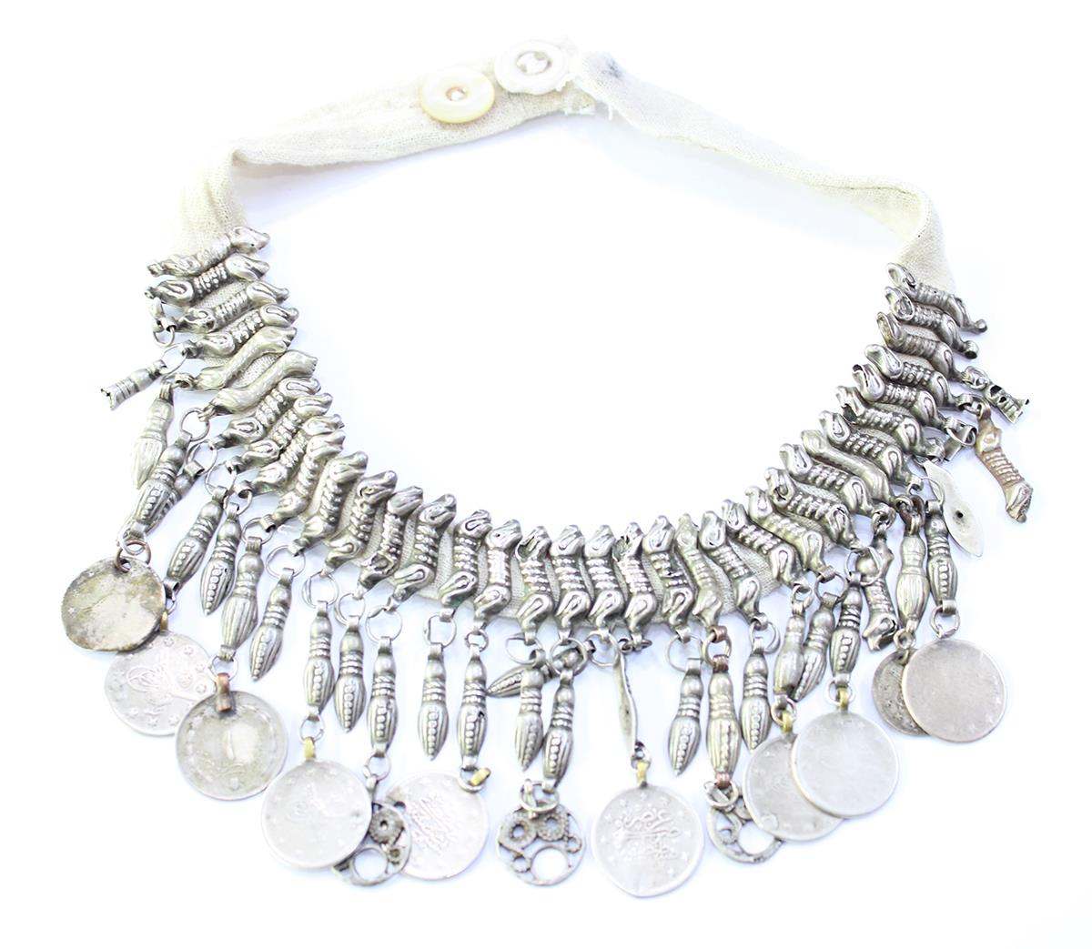 Antika Gümüş Kolye