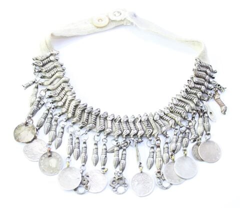 Antika Gümüş Kolye