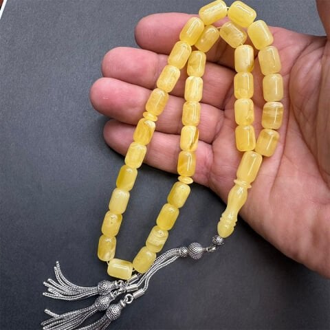 Kaliningrad Damla Kehribar Tespih 8*11 (mm)