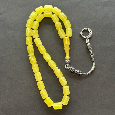 Kaliningrad Damla Kehribar Kapsül Tespih 7*10 (mm)-2