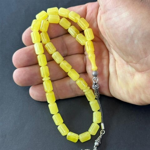 Kaliningrad Damla Kehribar Kapsül Tespih 7*10 (mm)-2