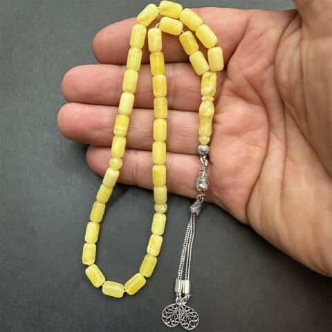 Kaliningrad Damla Kehribar Tespih 5*9 (mm)