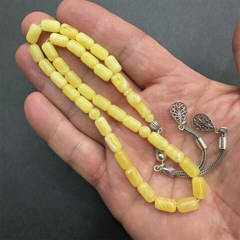 Kaliningrad Damla Kehribar Tespih 5*9 (mm)