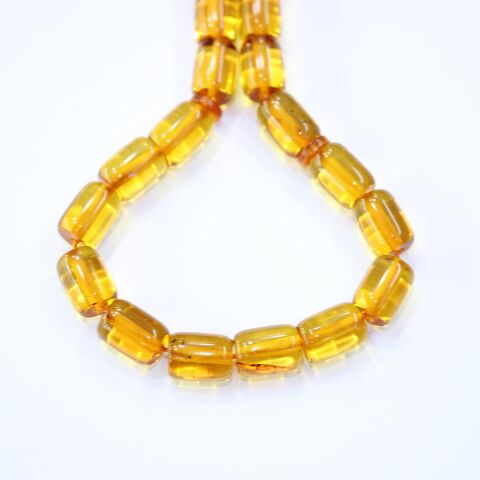 Kapsül Şeffaf Ukrayna Damla Kehribar Tespih 7,5*10 (mm)