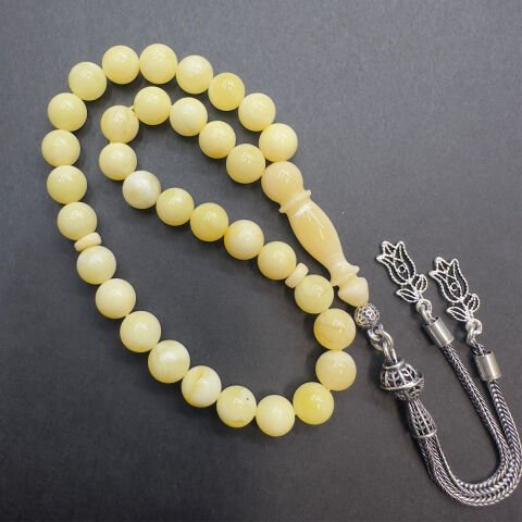 Akça Kaliningrad Damla Kehribar Küre Tespih 6,5 (mm)