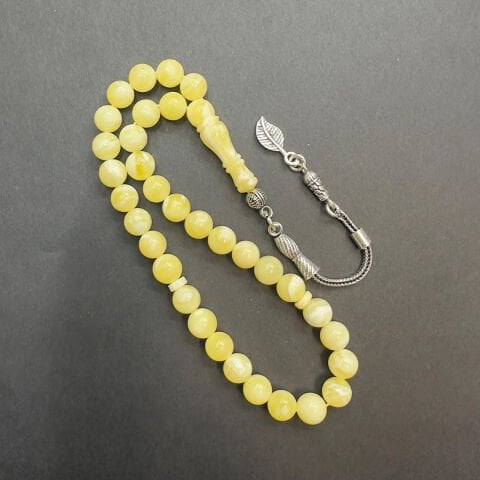 Akça Kaliningrad Damla Kehribar Küre Tespih 6,5 (mm)-1