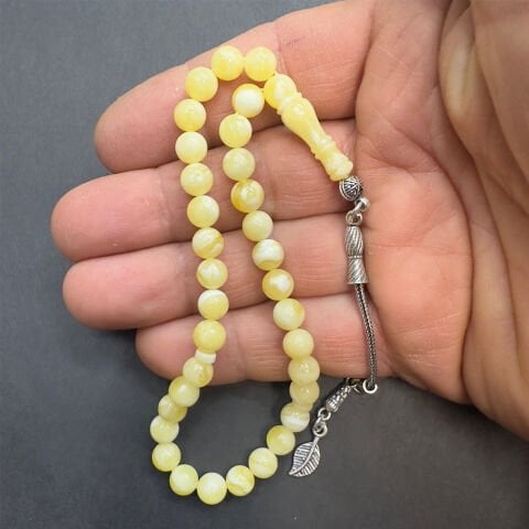 Akça Kaliningrad Damla Kehribar Küre Tespih 6,5 (mm)-1