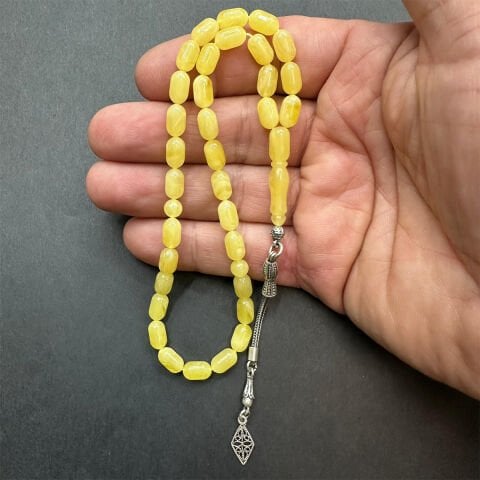 Kaliningrad Damla Kehribar Tespih 5,5*9 (mm)-1