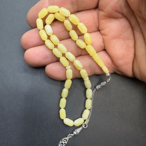 Akça Kaliningrad Damla Kehribar Kapsül Tespih 5*9 (mm)