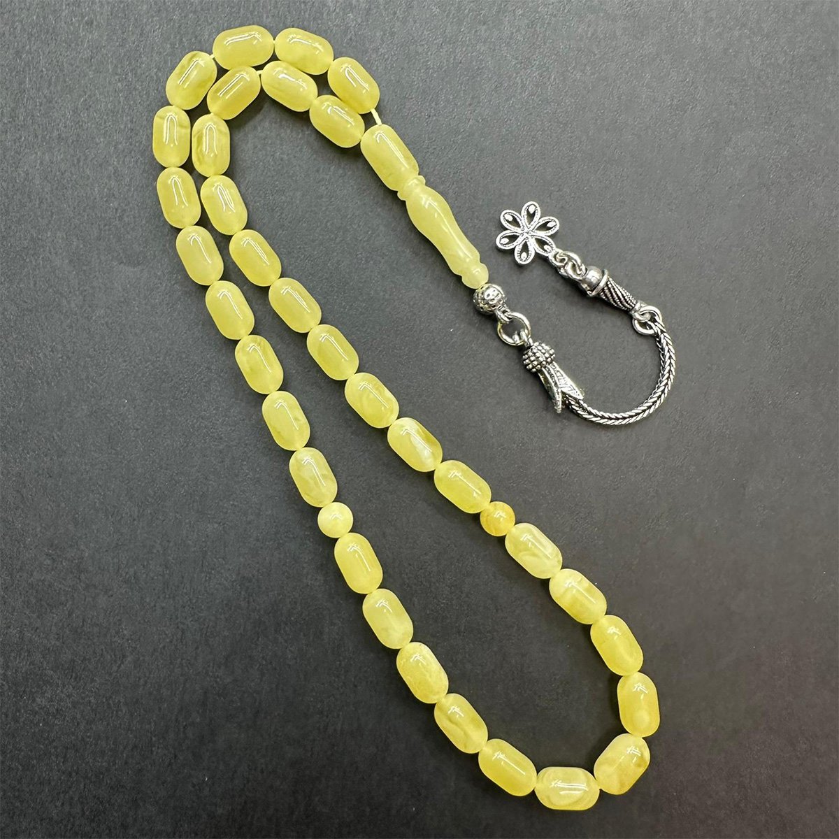 Kaliningrad Damla Kehribar Tespih 5,5*9 (mm)-2