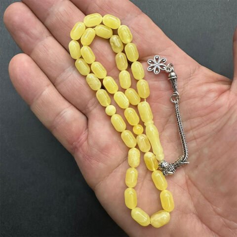 Kaliningrad Damla Kehribar Tespih 5,5*9 (mm)-2