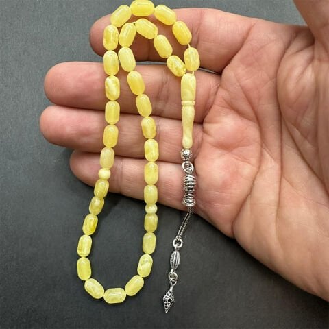 Kaliningrad Damla Kehribar Tespih 5,5*9 (mm)-3