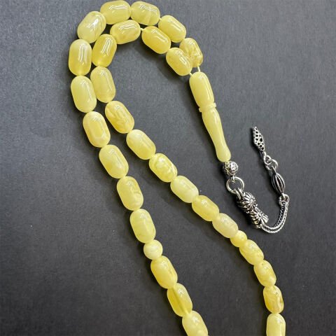 Kaliningrad Damla Kehribar Tespih 5,5*9 (mm)-3