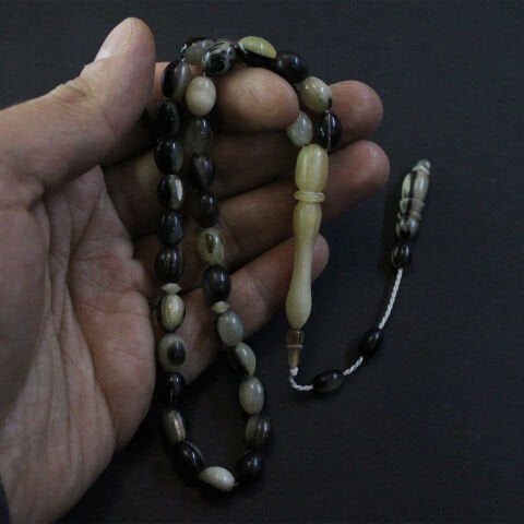 Koç Boynuzu Tespih Yumurta Kesim 8*9 (mm)