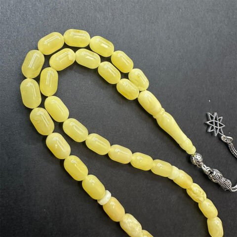 Kaliningrad Damla Kehribar Tespih 5,5*9 (mm)-4