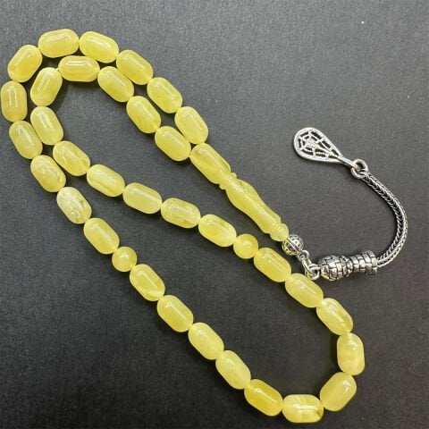 Kaliningrad Damla Kehribar Tespih 5,5*9 (mm)-5