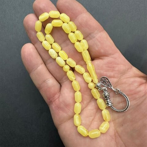 Kaliningrad Damla Kehribar Tespih 5,5*9 (mm)-5