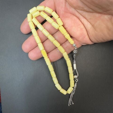 Akça Kaliningrad Damla Kehribar Kaspül Tespih 6*10,5 (mm)