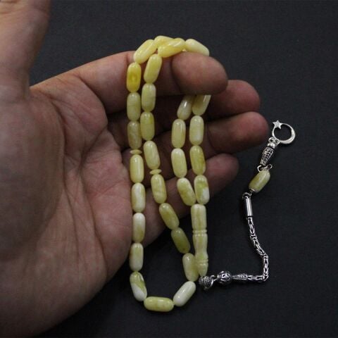 Akça Kaliningrad Damla Kehribar Tespih 6*12 (mm)