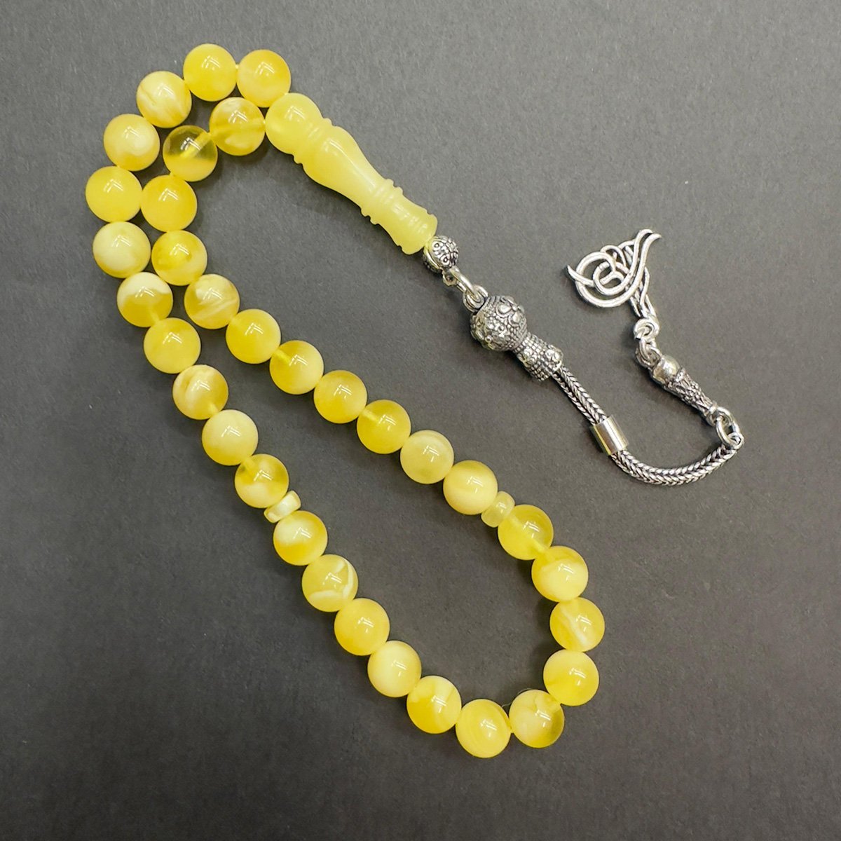 N.N Kaliningrad Damla Kehribar Küre Tespih 6,5 (mm)