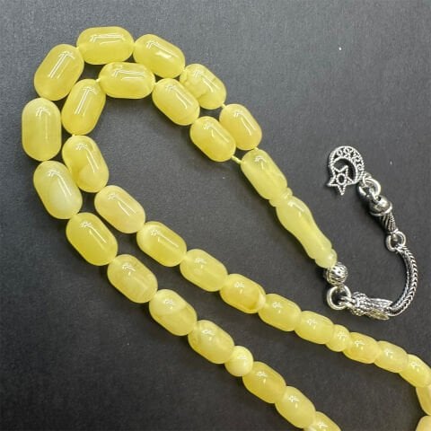 Kaliningrad Damla Kehribar Tespih 5,5*9 (mm)-6