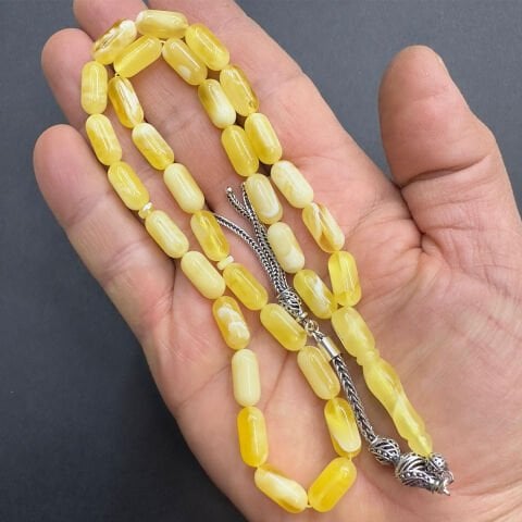 N.N Kaliningrad Damla Kehribar Kapsül Tespih 6,5*13,5 (mm)