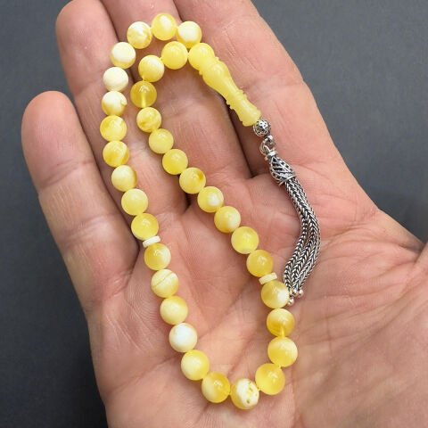 N.N Kaliningrad Damla Kehribar Küre Tespih 6,5 (mm)