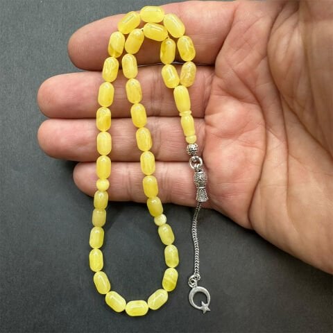 Kaliningrad Damla Kehribar Tespih 5,5*9 (mm)-8