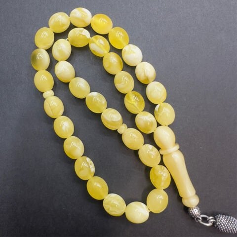 N.N Kaliningrad Damla Kehribar Beyzi Tespih 7,5*9 (mm)