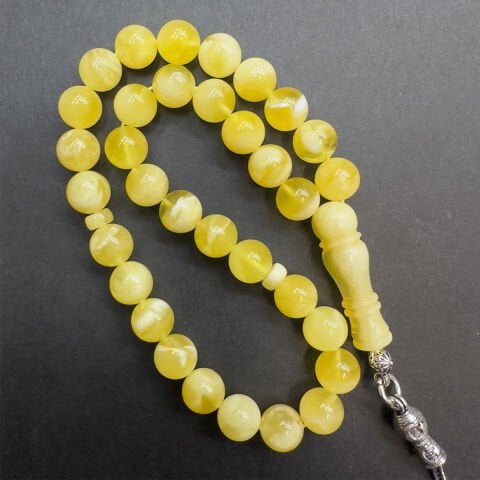 N.N Kaliningrad Damla Kehribar Küre Tespih 7 (mm)