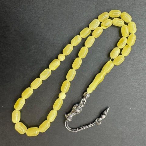 Kaliningrad Damla Kehribar Tespih 5,5*9 (mm)-9