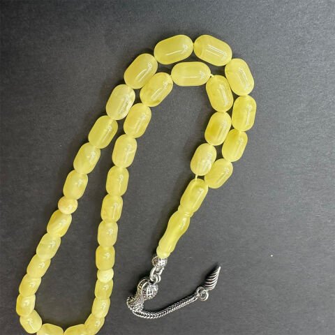 Kaliningrad Damla Kehribar Tespih 5,5*9 (mm)-9