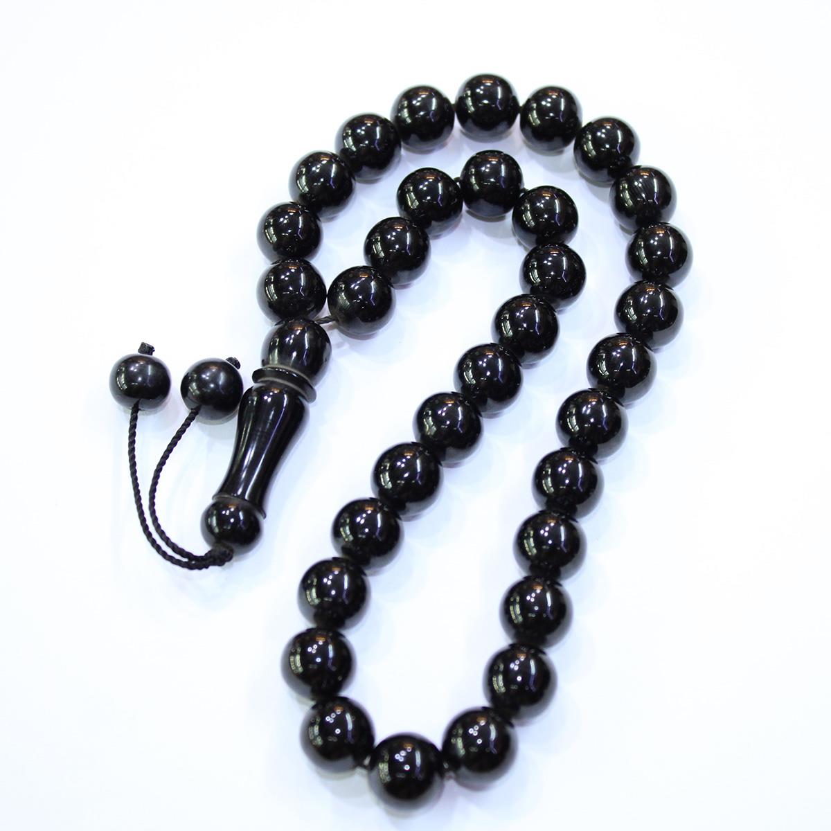 Oltu Taşı Tespih Küre Model 12 (mm)