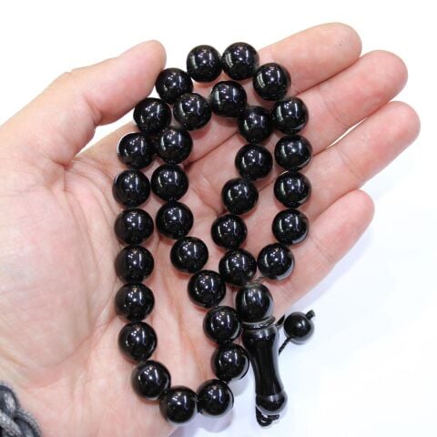 Oltu Taşı Tespih Küre Model 12 (mm)