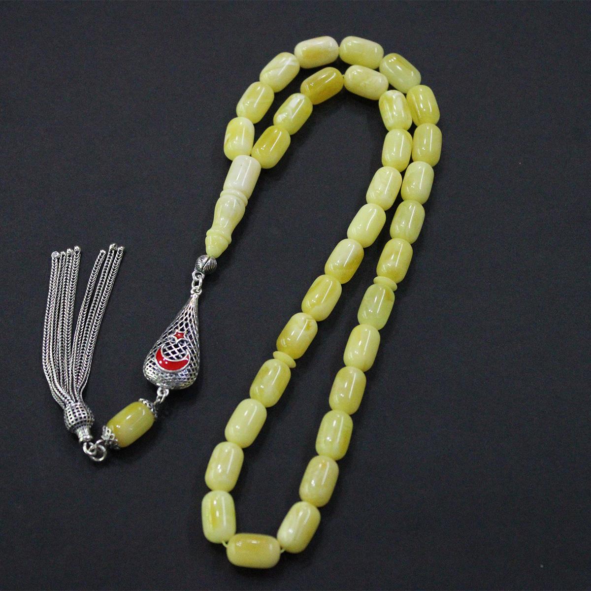 Akça Kaliningrad Damla Kehribar Tespih 8*12,5 (mm)