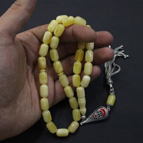 Akça Kaliningrad Damla Kehribar Tespih 8*12,5 (mm)