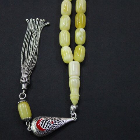 Akça Kaliningrad Damla Kehribar Tespih 8*12,5 (mm)