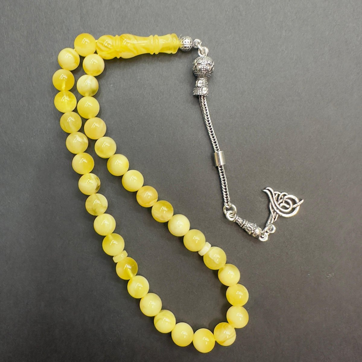 N.N Kaliningrad Damla Kehribar Küre Tespih 6,5 (mm)