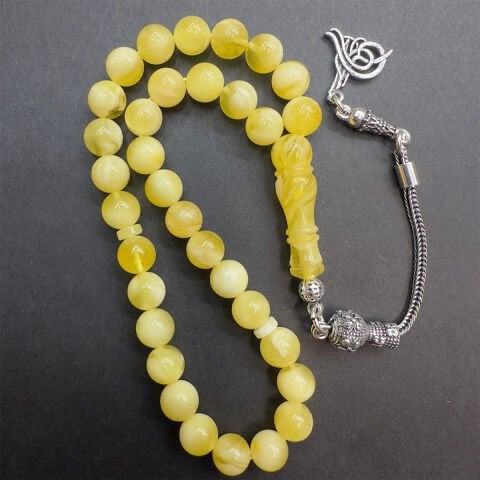 N.N Kaliningrad Damla Kehribar Küre Tespih 6,5 (mm)